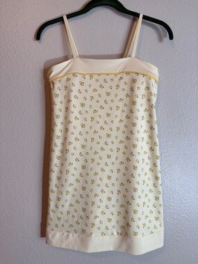 All In Motion Girls L 10/12 Lemon Print Athletic Dress Sporty NWOT Activewear